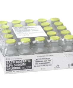 Bacteriostatic Sodium Chloride 0.9% Injection 30ml