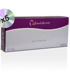 FIVE BOXES Juvederm VOLUMA Lidocaine (2x1ml)
